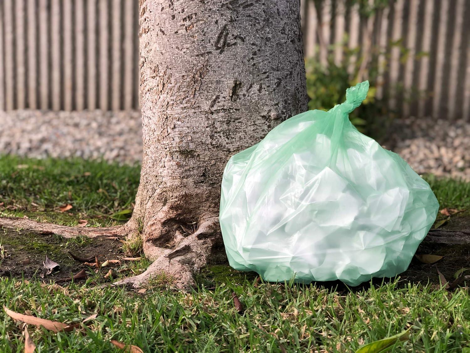imageReli Compostable 13 Gallon Trash Bags 150 Count Bulk ASTM D6400 Green EcoFriendly For Compost
