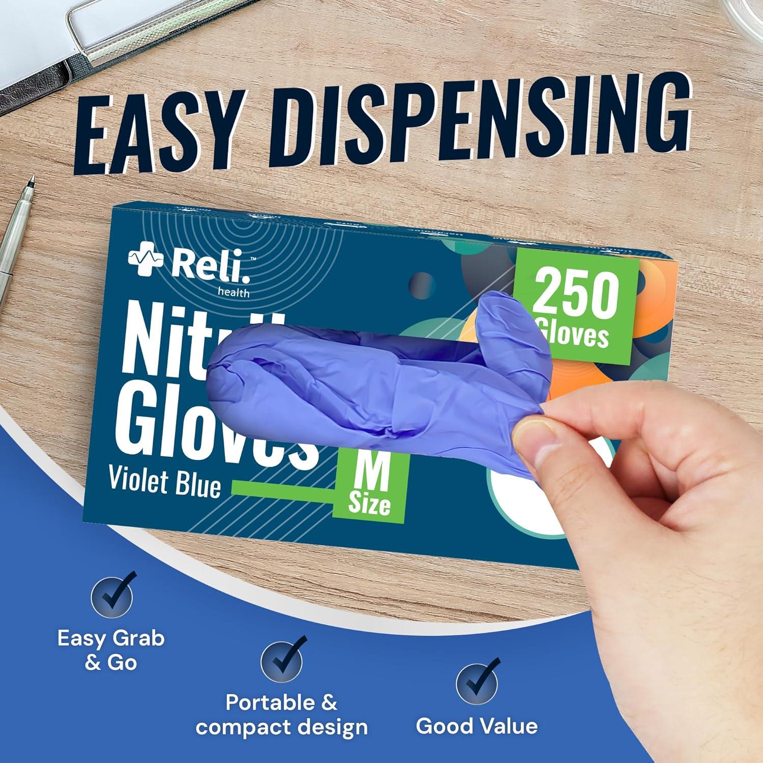 imageReli Nitrile Gloves Blue M