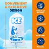 Reli. Plastic Ice Bags 10 lb (250 Pack Bulk) Cotton Drawstring | 12″x21″ Ice Bags Reusable, Heavy Duty | Clear, Freezer Safe Storage | 1.5 Mil