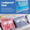 Reli. Quart Freezer Bags (350 Count) 7×7.75 inch, Freezer Bags Quart Size | 1Qt Double Zipper, Press to Seal, Write On Label | Food Storage for Freezing Bulk | Clear