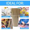 Reli. 1000 Pack Paper Straws (Kraft Brown) | Paper Straws for Drinking – Disposable, Biodegradable/Eco-Friendly | Use for Crafts, Party Decoration/Supplies, Restaurants, Juice (Brown)(1000)