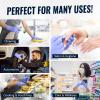 Reli. Nitrile Gloves, Medium | 500 Pack Bulk Disposable Gloves | Powder Free, Latex Free | Single-Use | Premium Nitrile Material for Cleaning, Automotive, Salon, Food Safe | Violet Blue/Iris Blue