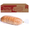 Reli. Bread Bags with Ties | 8 x 4 x 18″ | 250 Pack (250 Twist Ties) | Bulk Bags for Homemade Bread, Bakery, Loaf Packing | Clear, Large