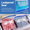 Reli. 2 Gallon Bags (125 Count) 13×15 inch Freezer | Bulk 2 Gallon with Double Zipper & Write-On Label | Heavy-Duty Clear