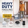 Reli. Moving Bags Heavy Duty (2 Pack) | Extra Large Totes for Storage & Packing | Small Space & Dorm Room Essentials | Packing Bags with Handles & Zippers | Alternative to Moving Boxes (Clear)
