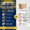 Reli. Moving Bags Heavy Duty (6 Pack) | Extra Large Totes for Storage & Packing | Small Space & Dorm Room Essentials | Packing Bags with Handles & Zippers | Alternative to Moving Boxes (Grey)