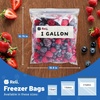 Reli. Gallon Freezer Bags (150pk) | Resealable Freezer Storage, Gallon Size | Food Storage Resealable Bags | Leak-Proof Double Zipper, Microwave-Safe, Write-On Label, BPA Free