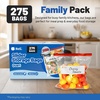 Reli. Quart Food Storage Bags (275pk) | Resealable Storage With Sliders | Quart Size Resealable Bags For Food, Toys, Supplies | Slide to Seal, Microwave-Safe, Write-On Label, BPA Free