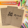 Reli. Brown Paper Lunch Bags (125 Pack) | 6 lb Brown Lunch Bags, Luncheon Sacks for Snacks and Gifts | Medium Size, Kraft Paper | Multipurpose for Lunch, Snacks, Gifts, Arts & Crafts, DIY