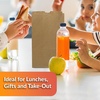 Reli. Brown Paper Lunch Bags (125 Pack) | 6 lb Brown Lunch Bags, Luncheon Sacks for Snacks and Gifts | Medium Size, Kraft Paper | Multipurpose for Lunch, Snacks, Gifts, Arts & Crafts, DIY