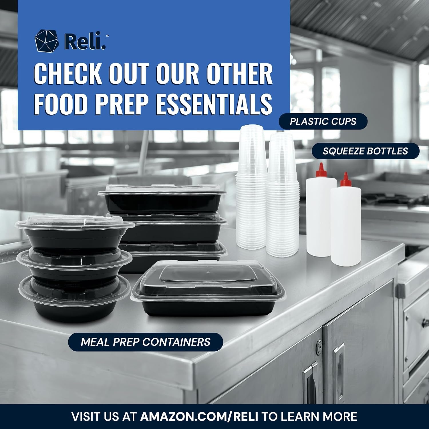 image:imageReli Black Nitrile Gloves Medium Disposable Gloves 1000 Pack Bulk Powder Free Latex Free Food Safe SingleUse Premium Nitrile Rubber Material for Automotive Work Cleaning Cooking