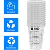 Reli. 8 oz Paint Mixing Cup/Resin Mixing (20 Pcs) | Disposable Measuring Cups | Clear Plastic Measures | Use for Paint, Epoxy Resin, Pigments (8oz)