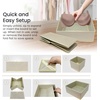 Reli. Drawer Organizers (14 Pack) | Storage Dividers, Dresser Dividers & Organization Bins for Clothes, Baby Nursery | Foldable Fabric Drawer Containers for Bras, Socks, Underwear (Beige)