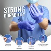 Reli. Nitrile Gloves, Large | Disposable Gloves (250 Pack) | Powder Free, Latex Free, Food Safe | Single-Use | Premium Nitrile Rubber for Cleaning, Automotive, Salon | Violet Blue/Iris Blue