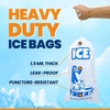 Reli. Plastic Ice Bags 8lb (120 Pack Bulk) Cotton Drawstring | 11″x19″ Reusable Heavy Duty Bags for Ice Machine, Freezer Storage | Clear, Freezer Safe (1.5 Mil)(120)