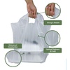 Reli. To Go Bags/Take Out Bags (100 Count) (Large 23″ L x 12″ W x 12.5″ H) Reusable Plastic Bags with Handles – Die Cut Handle – Plastic | Use for Shopping, Business, Carry Out, Restaurant