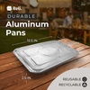 Reli. Aluminum Pans with Lids 9×13 (20 Pack) Disposable Tin Foil Trays | Oven Safe for Cooking, Baking, Roasting, Events, Meal Prep | Freezer Safe & Dishwasher Safe