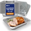 Reli. Aluminum Pans with Lids 9×13 (20 Pack) Disposable Tin Foil Trays | Oven Safe for Cooking, Baking, Roasting, Events, Meal Prep | Freezer Safe & Dishwasher Safe