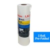 Reli. Masking Film, 1 Roll | 90′ Foot x 99″ Inch Masking Plastic Film | Pre-Folded | Hand Masker for Painting & Automotive | Plastic Overspray Protection(90 foot length x 72 inch width | 1 roll)