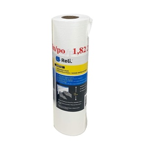 Reli. Masking Film, 1 Roll | 90′ Foot x 99″ Inch Masking Plastic Film | Pre-Folded | Hand Masker for Painting & Automotive | Plastic Overspray Protection(90 foot length x 72 inch width | 1 roll)