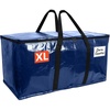 Reli. Moving Bags Heavy Duty (1 Pack) | Blue, Extra Large Totes