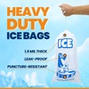 Reli. Plastic Ice Bags 8lb (60 Pack) Cotton Drawstring