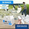 Reli. Clear Trash Bags w/Twist Ties (50 Count) | Heavy Duty