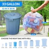 Reli. Clear Trash Bags w/Twist Ties (50 Count) | Heavy Duty